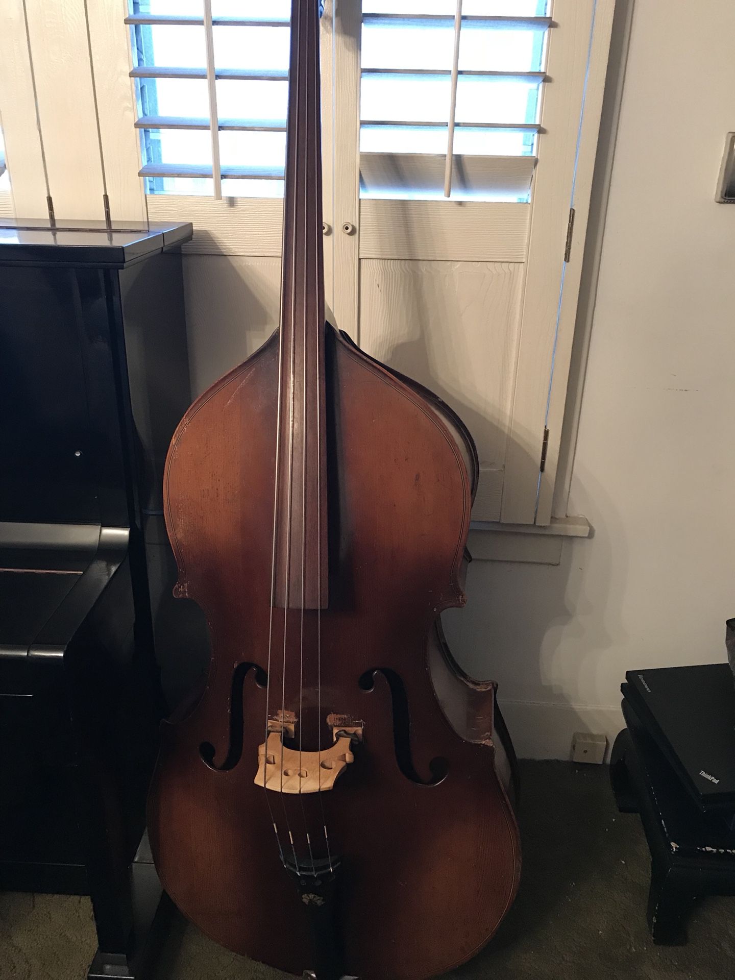 1960 H.N. White King Mortone Upright Bass
