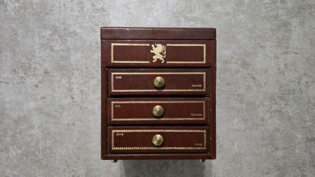 Vintage Men's Valet Drawer Box