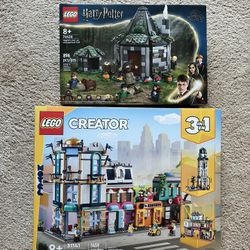 Lego Set 31141 Main Street + 76428 Hagrid’s Hut Harry Potter