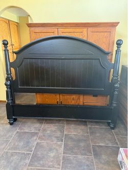 Beautiful Black Bed