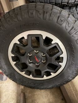 TRD wheels and tires