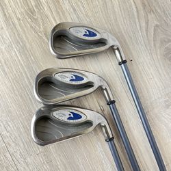 Callaway Golf Titanium Irons 3pc 3, 5, 7 (3pc) Hawk Eye