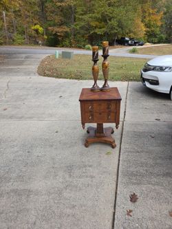 Antique Maleasia Small Table 