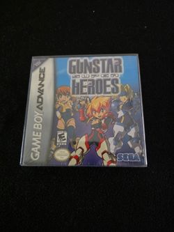 Gunstar Super Heroes Nintendo Gameboy Advance GBA