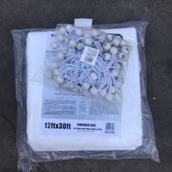 12x30’ Tarp Canopy Cover Shade Waterproof Lona Carpa 