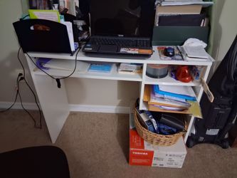 White desk