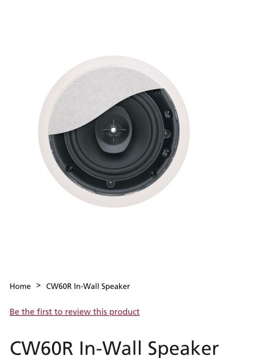 In-Wall Speakers 6pcs