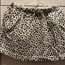 NWT Old Navy Black/White Skort - 4T 
