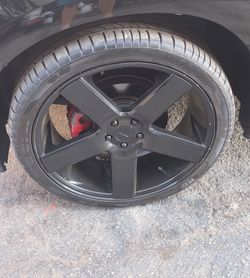 22' dub wheels
