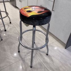 Chrome hot Rod Bar Stool