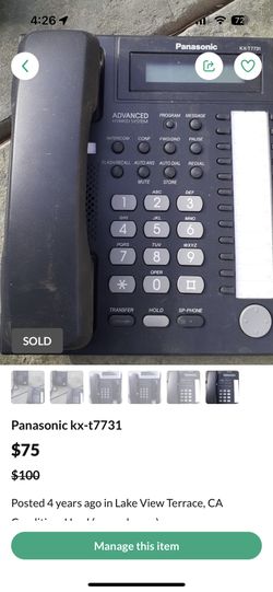 Panasonic kx-t7731