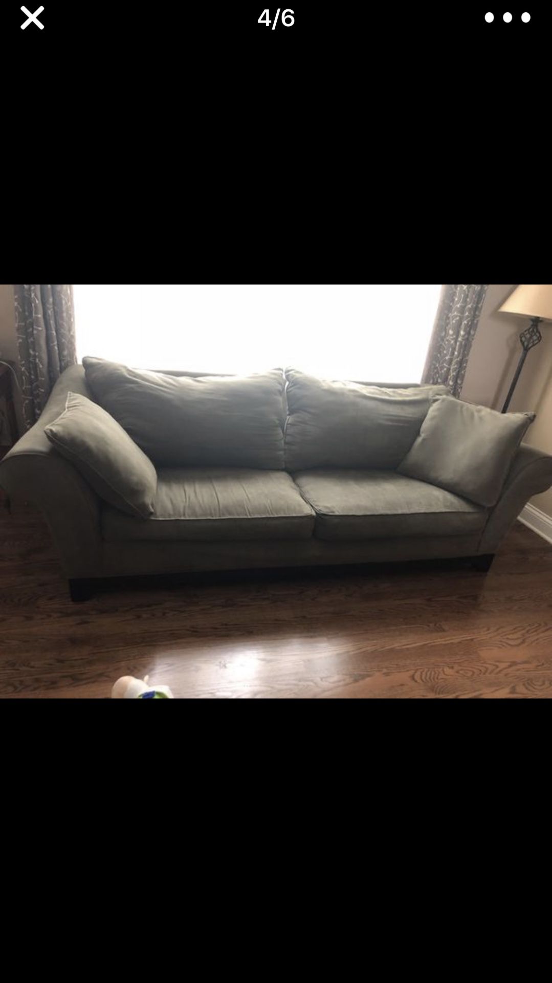 Couch chair and ottoman