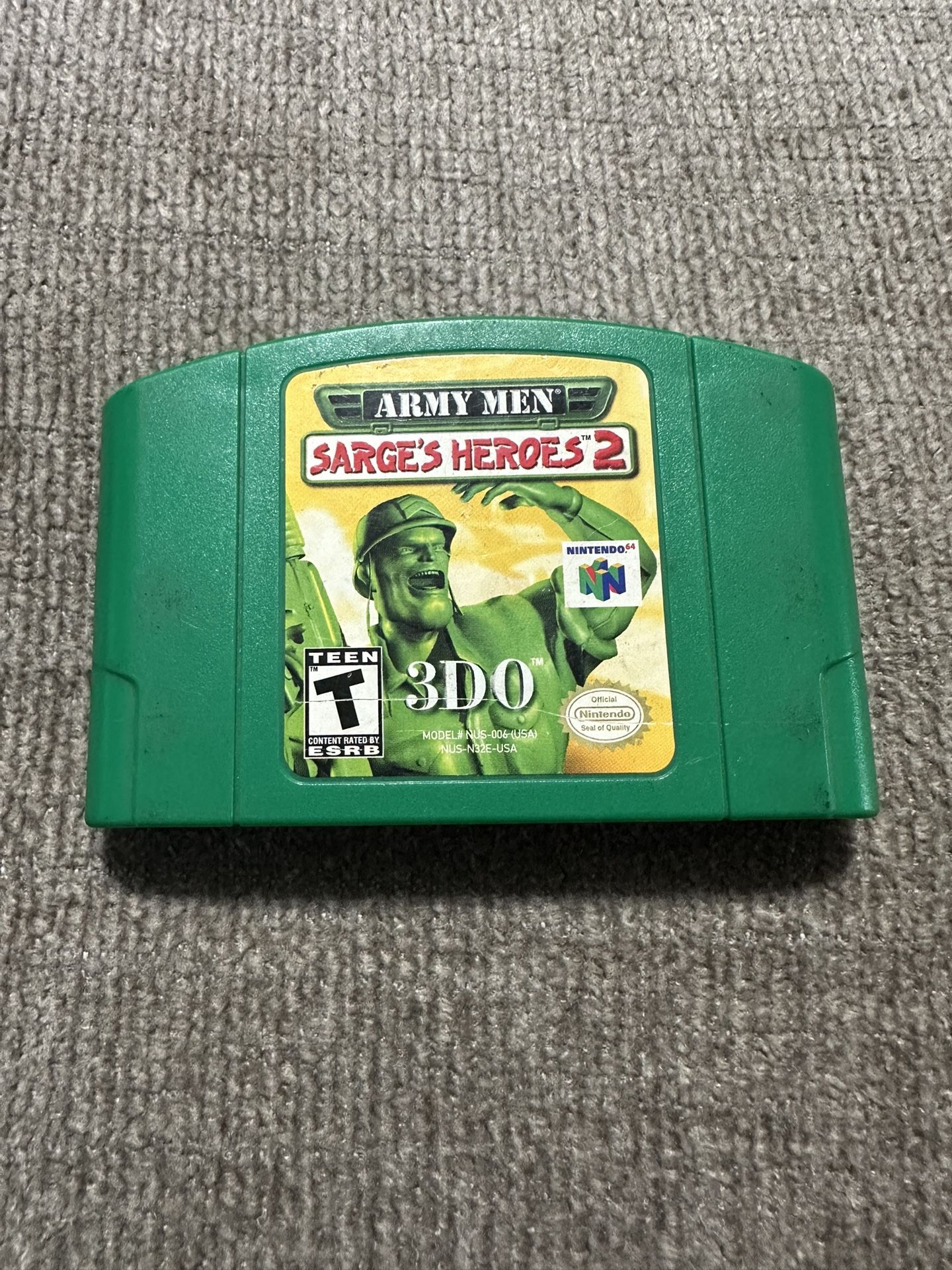 Nintendo 64 Army Men Sarge’s Heroes 2