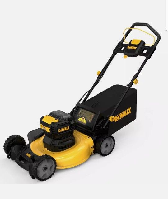 DEWALT DCMWP233U2 21.5 in 20-Volt MAX Cordless Battery Walk Push Mower, GR KIT