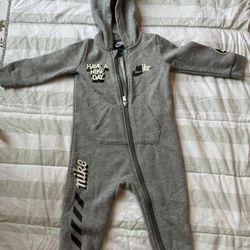Nike fleece onesie 12M 