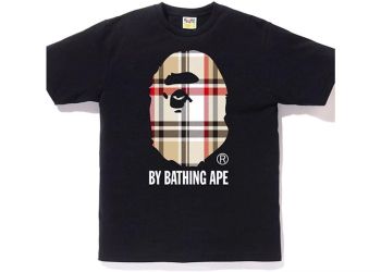 Bape Burberry T-shirt