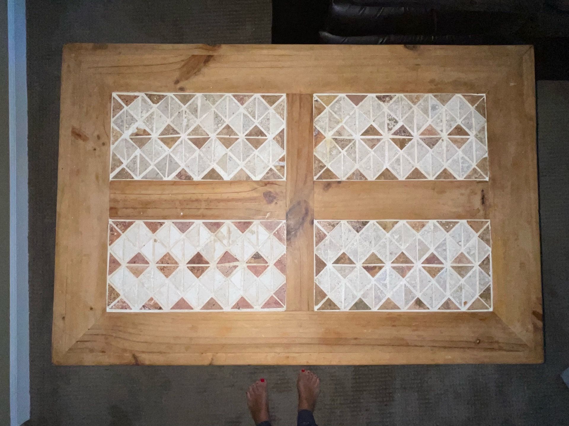 Wooden Coffee Table & End Table