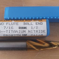 Ball End Mill 7/16 X 1/2. $ 5