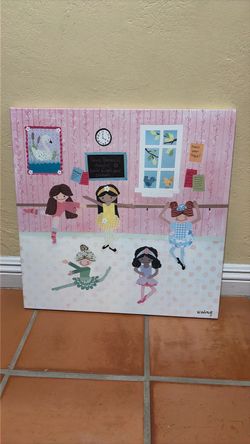 Ballerina art canvas