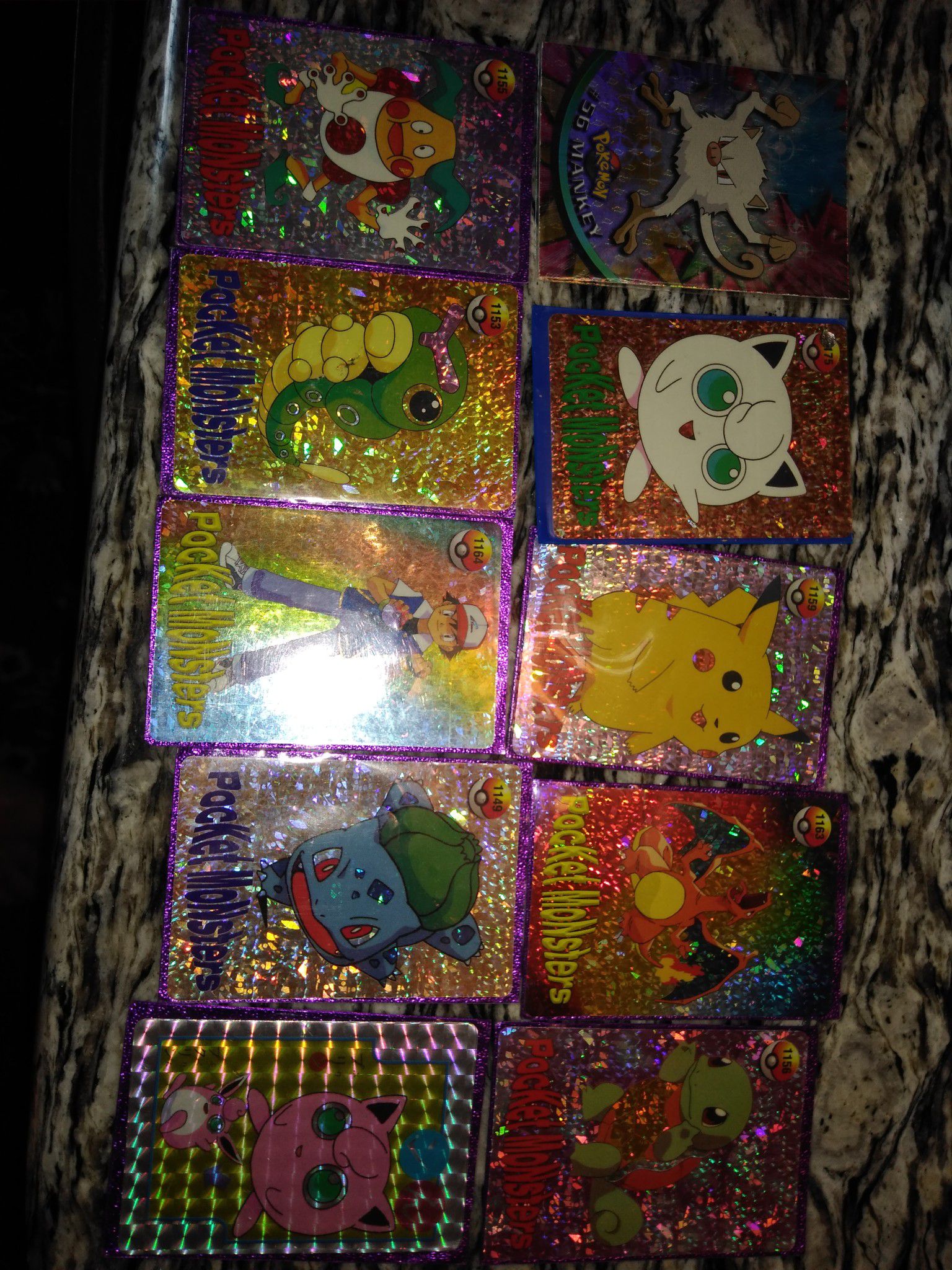Vintage collectible classic Pokemon cards mint condition