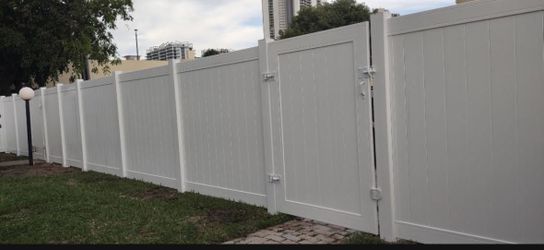 PVC-Vinyl Fence White