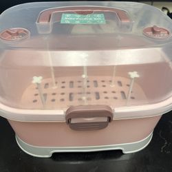 Baby Bottle Drying Rack And Storage Box