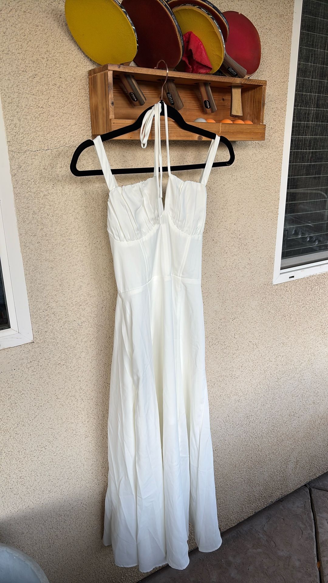White ladies dress