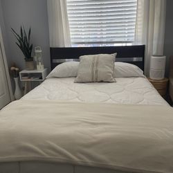 IKEA Queen Bed Mattress and Frame 