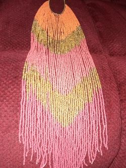 Beautiful Extra Long Beaded Necklace