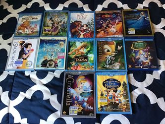12 Disney Blurays Coco Tangled