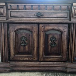 Vintage Solid Wood Nightstands