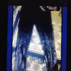 A Sexy Dark Blue Tight Spandex Pants 