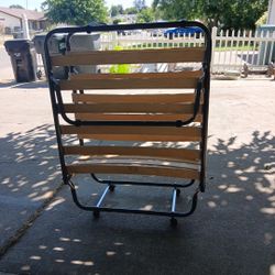 Twin Size Folding Metal Bed Frame 