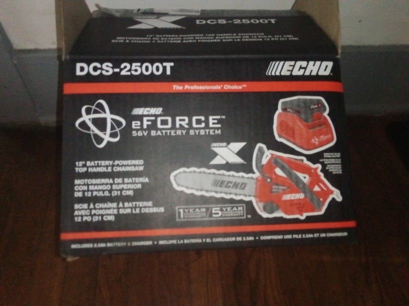 Echo  Eforce 56v Battery Saver System Chainsaw 