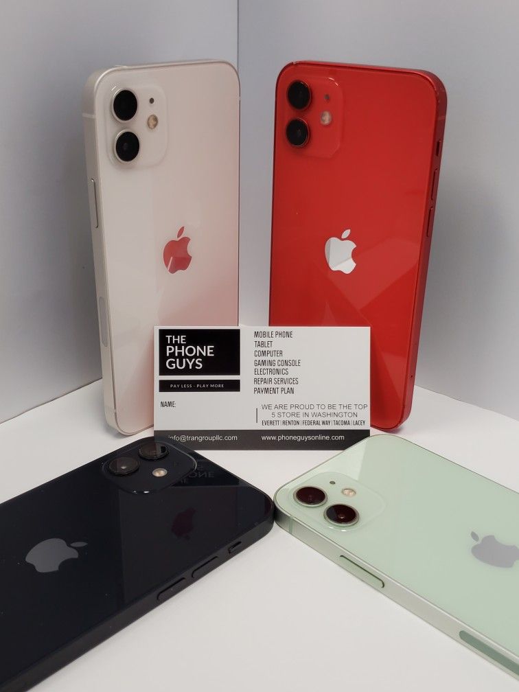 Apple IPhone 12 5G / Apple IPhone 12 Mini 5G Unlocked For All Carriers $1 Down Today NO CREDIT Needed