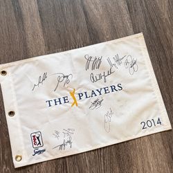 Signed Players Championship Flags