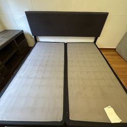 King Size Bed Frame w/ Spring Box