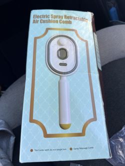 Electric Spray Retractable Air Cushion Comb, pick up in Temple city