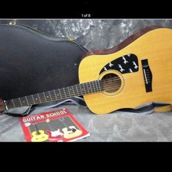 Fender Alexus X-30 Acoustic Guitar With Case Pro Setup New Strings