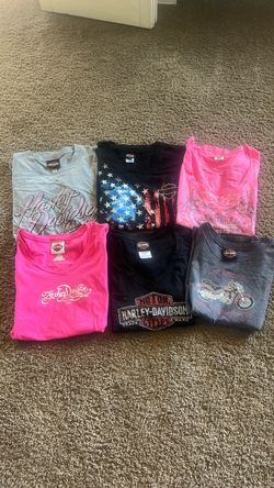 Lot of 6 Harley Davidson T-shirts size small
