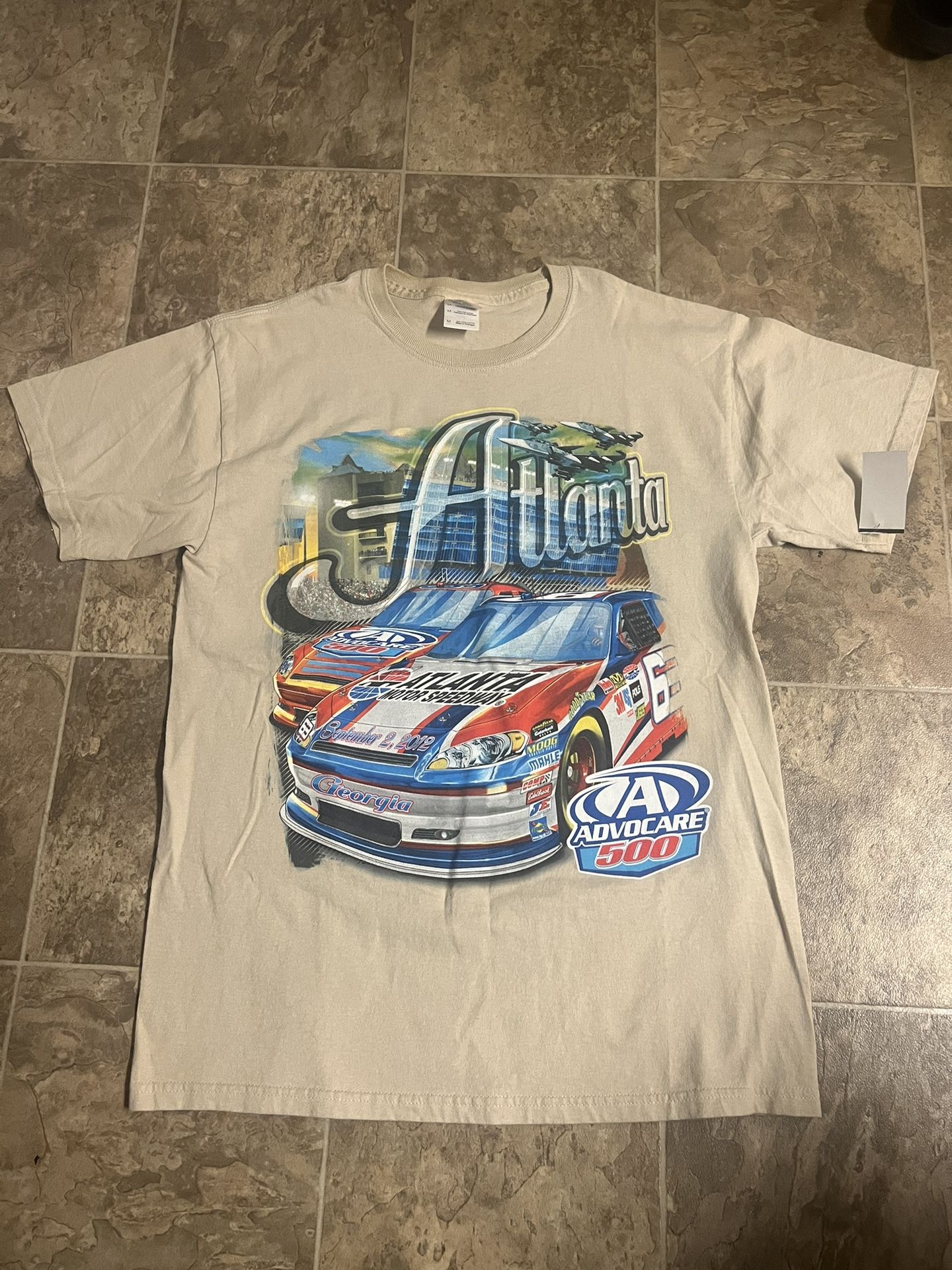 Vintage Atlanta Motor Speedway Double Sided Tee M