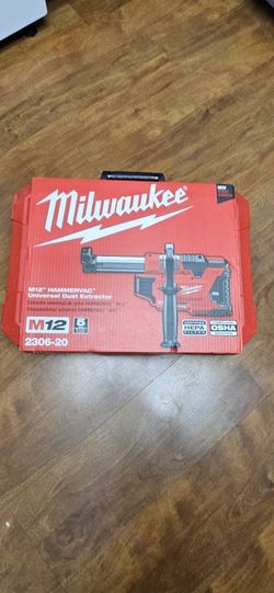 Milwaukee M12 Hammervac Universal Dust Extractor Kit