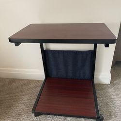 Computer Table With Cloth Storage 