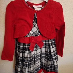 Size 3T Girls  Christmas Dress