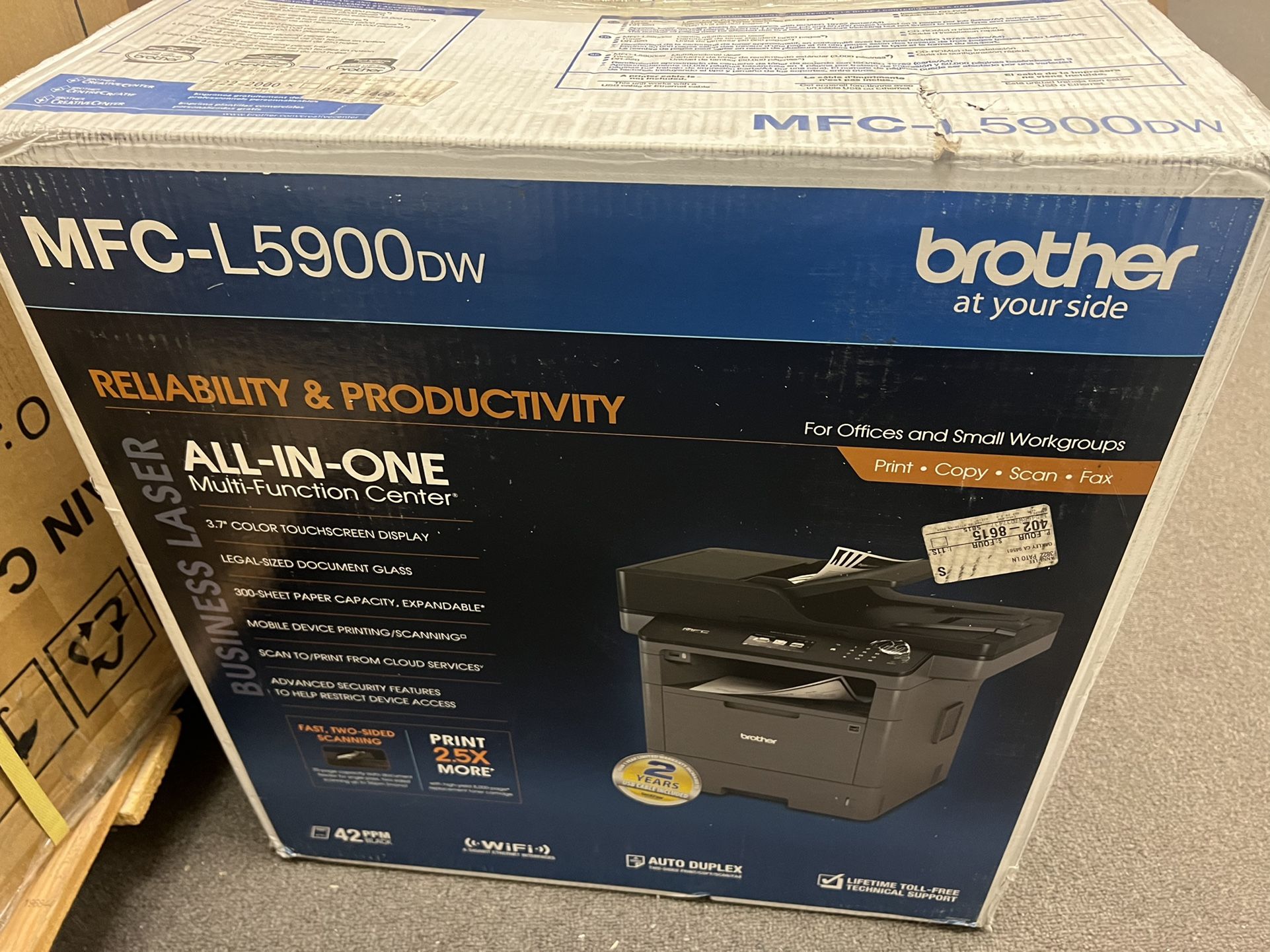 Brother MFC-L5900DW All-In-One Laser Printer