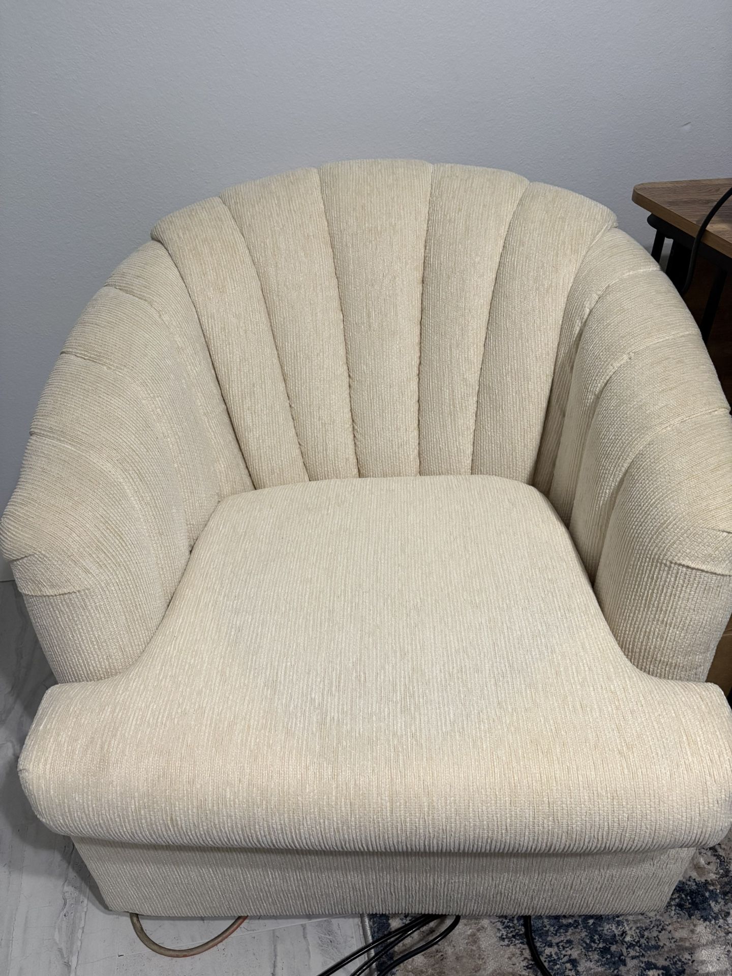 Set Of Two Swivel Comfy Chair