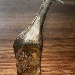 DANSK Silver Plate Giraffe Paperweight 