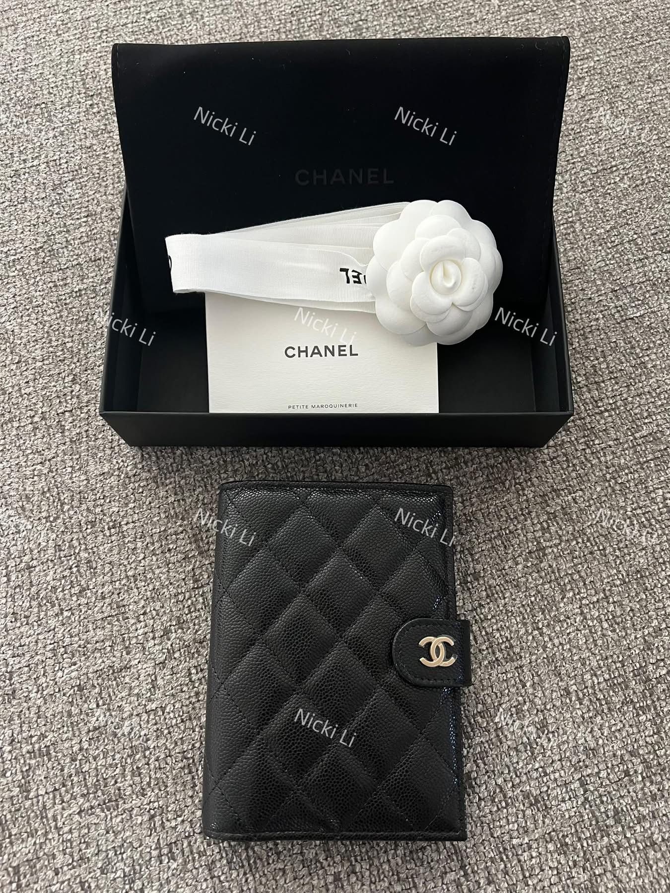 BNIB 25S Chanel Passport Holder / Wallet