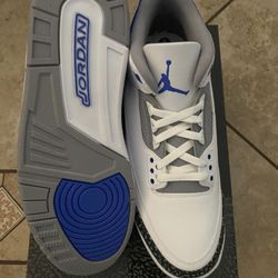 Jordan 3 Retro Racer Blue Size 12 DS