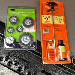 New Wire Brush Drill Set & Hoppe’s Pistol Cleaning Kit (.40/.41 cal)